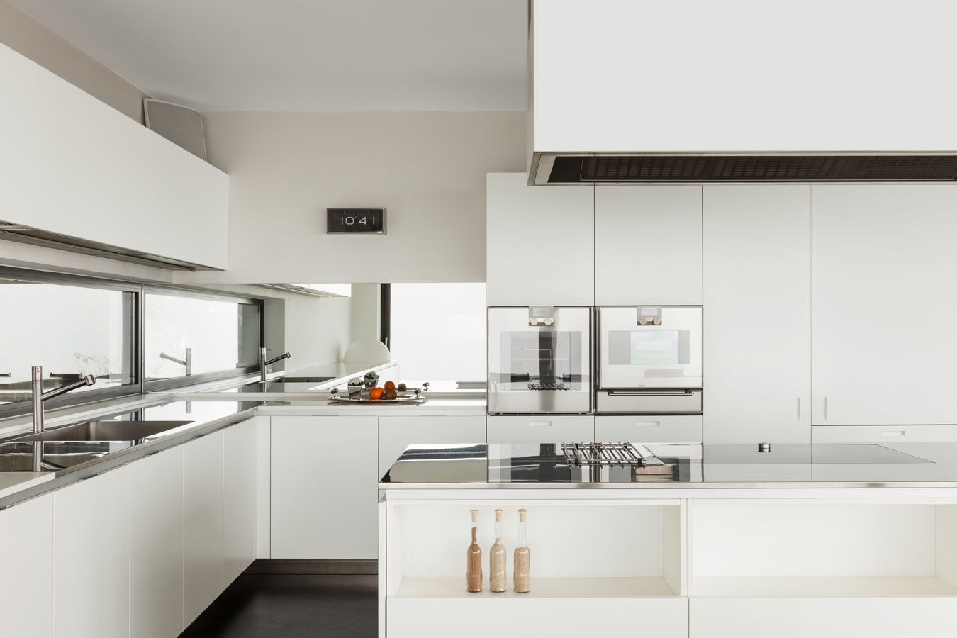 Witte moderne keuken - keuken ideeën