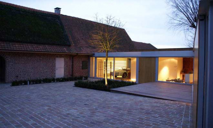 Renovatie boerderij met moderne aanbouw