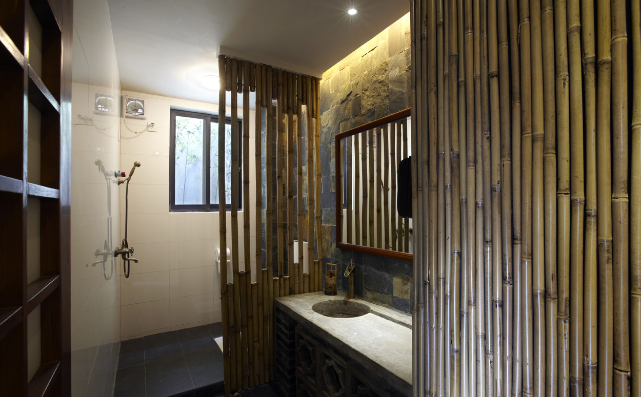 Feng Shui badkamer met bamboe