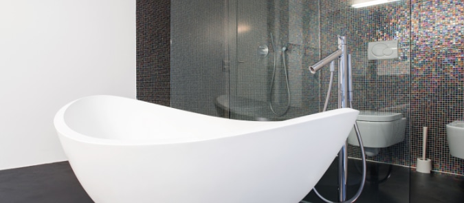 voorbeeld design badkamer